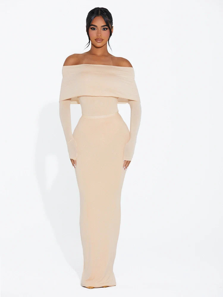 NUDE Modal Scoop Waist Maxi Skirt