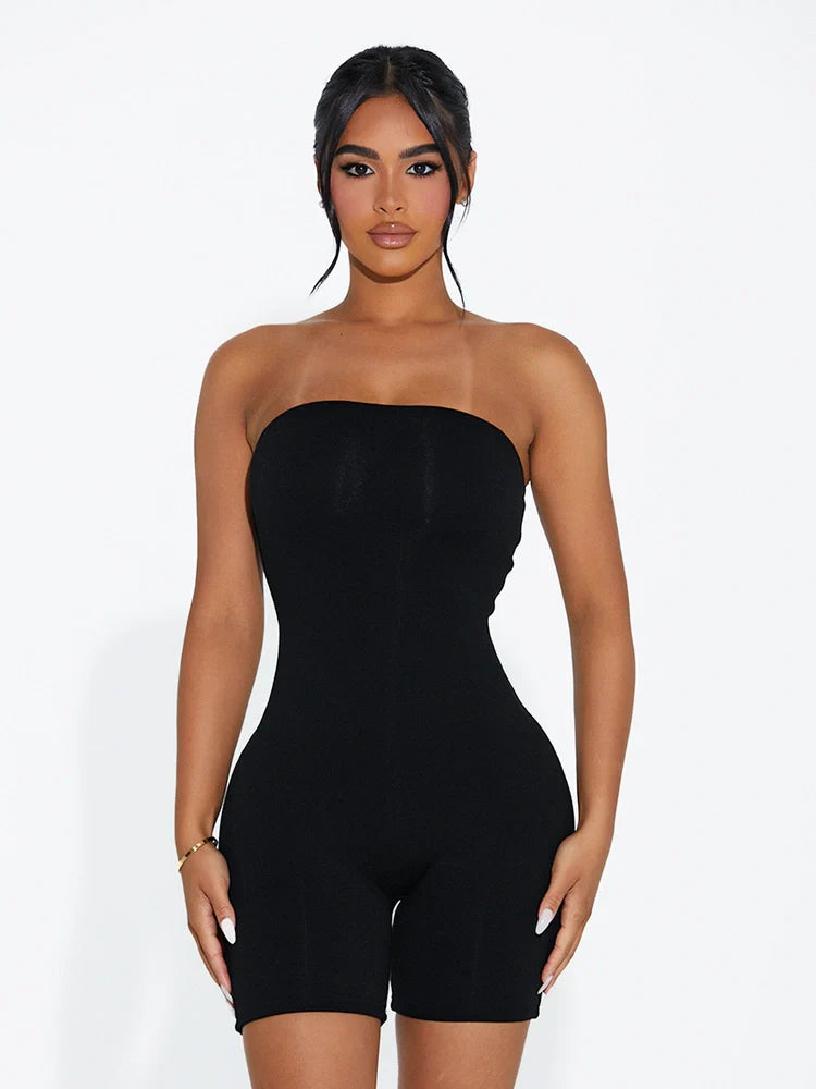 BLACK NW Tube Romper