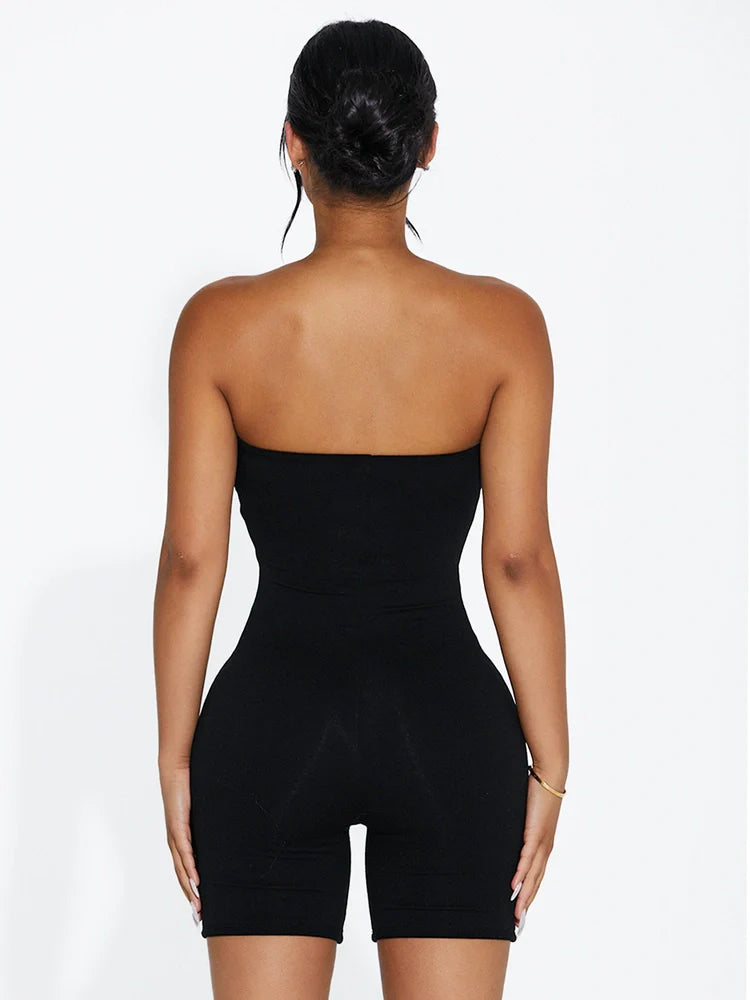 BLACK NW Tube Romper