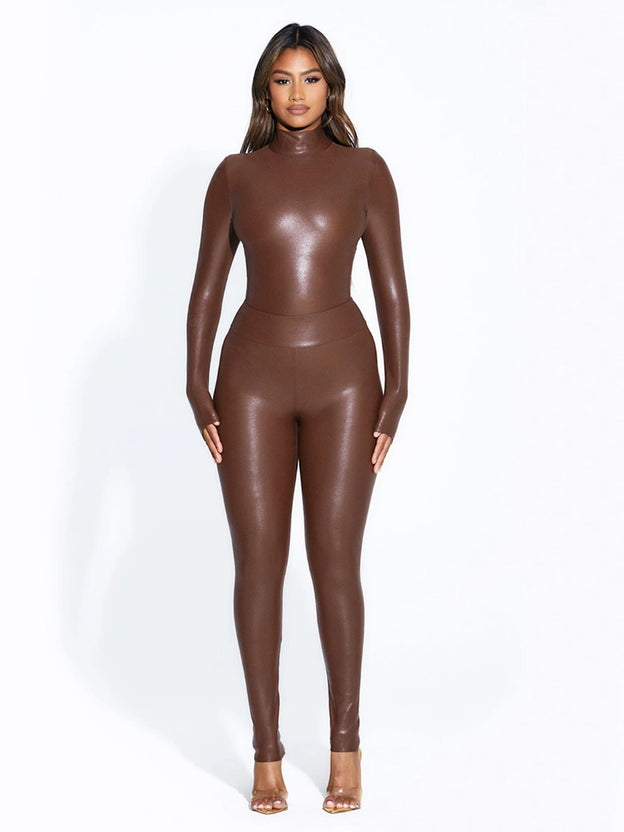 Drip Turtleneck Bodysuit