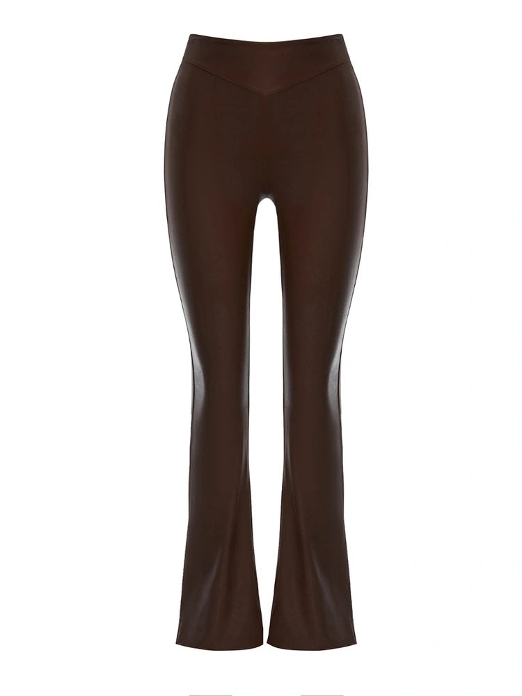 BROWN Drippin’ To My Boot Pants