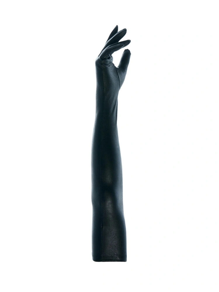 BLACK Arm Candy Leather Gloves