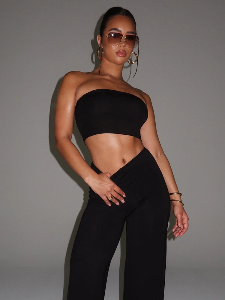 BLACK Itty Bitty Bandeau Top