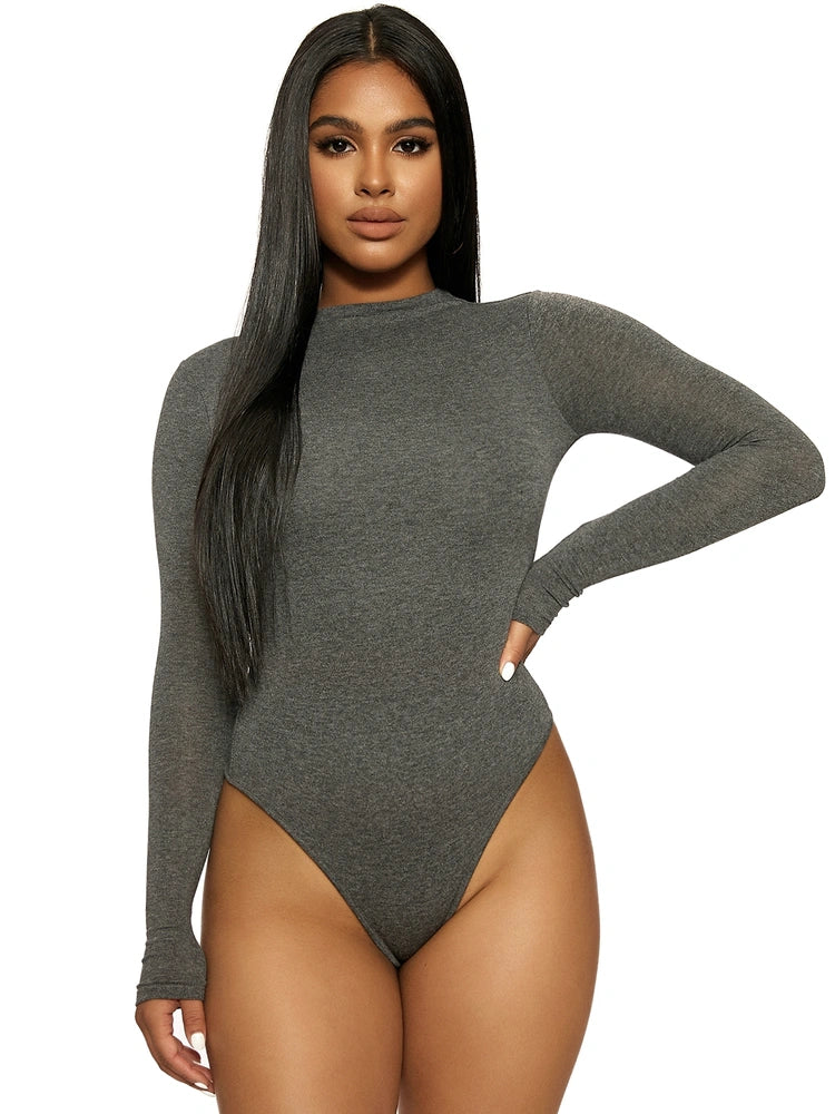 CHARCOAL The NW Sculpt Bodysuit