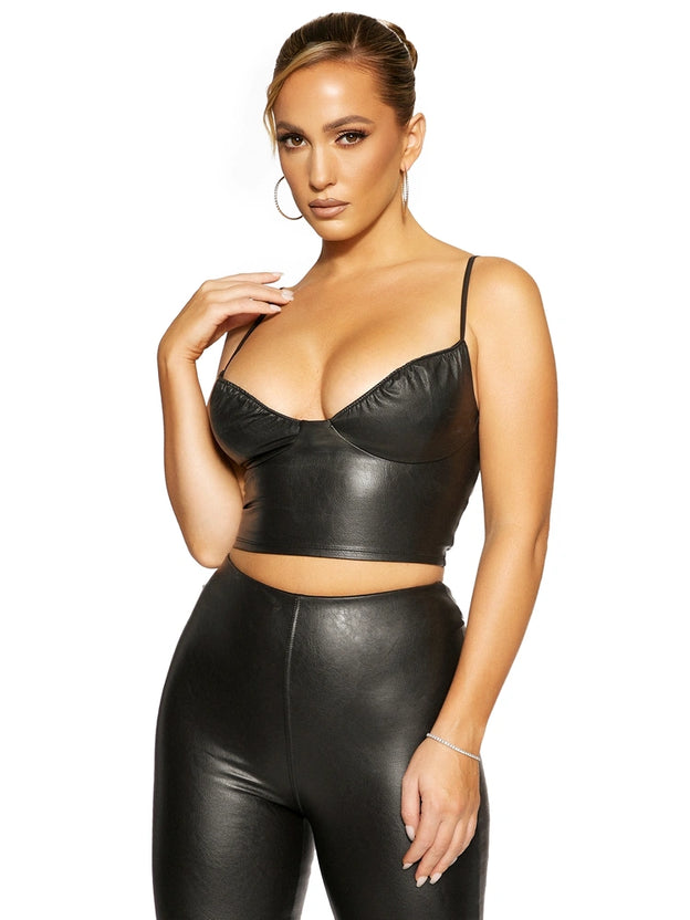 Down Faux U Top
