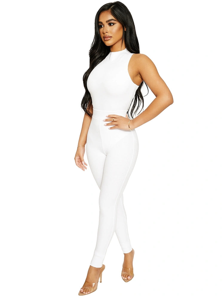 WHITE Snatched Tight Leggings