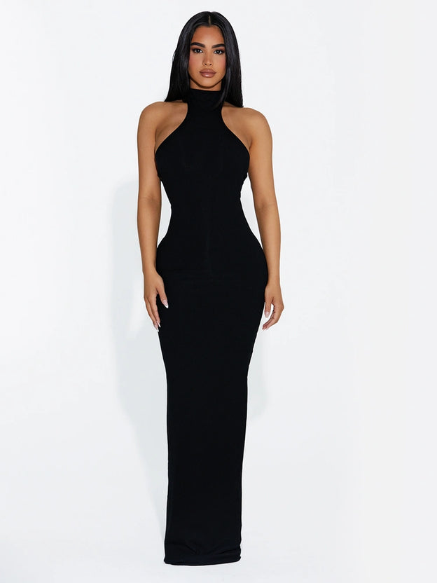 BABY SNATCHED HALTER DRESS