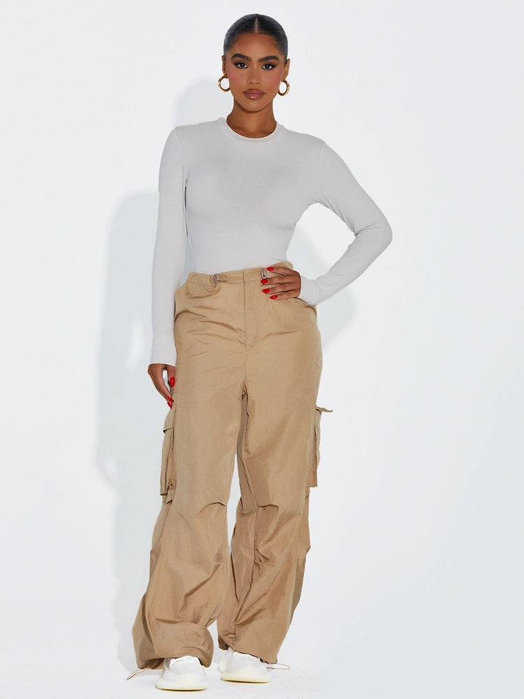 CREAM Ribbed Energy Bodysuit
