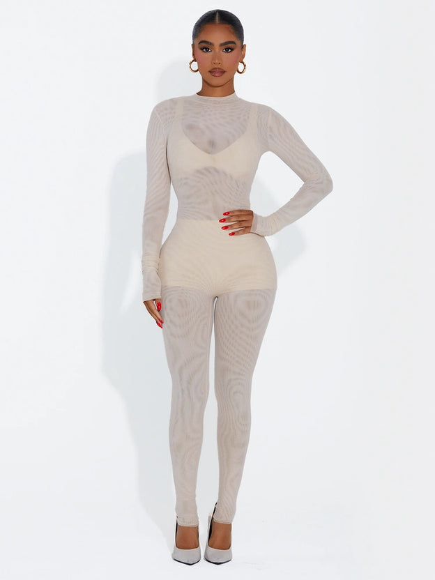 MESH JUMPSUIT