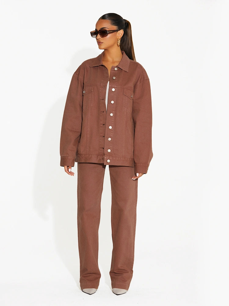 Chocolate The Boyfriend Jean Jacket