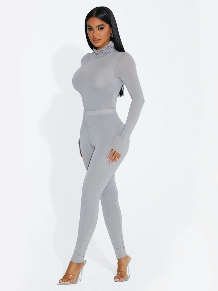 SILVER GREY Micro Modal Soft Leggings