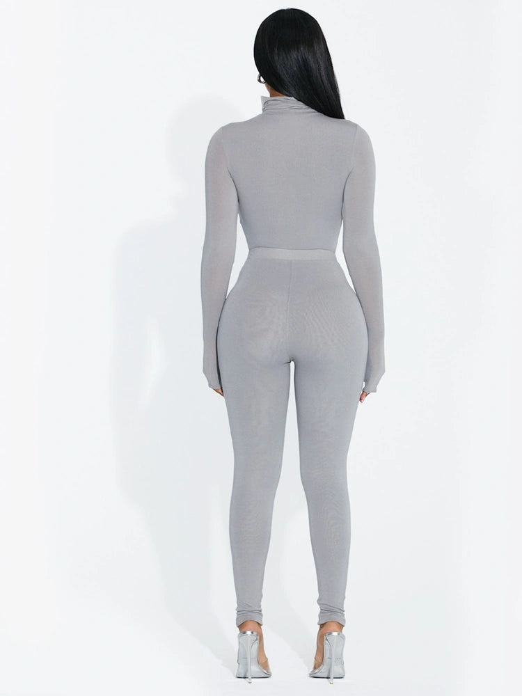 SILVER GREY Micro Modal Soft Leggings