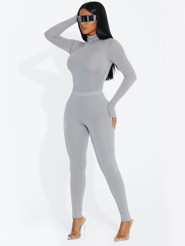 SILVER GREY Micro Modal Soft Leggings