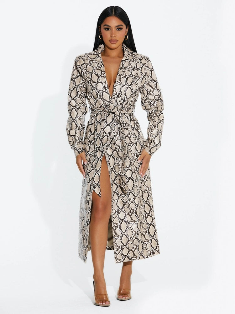 SNAKE SKIN Cold Hearted Snake Coat