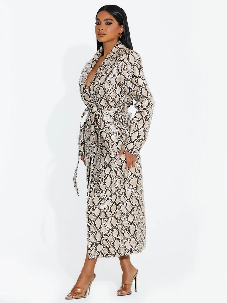 SNAKE SKIN Cold Hearted Snake Coat