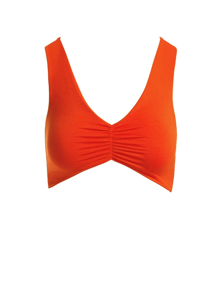 POPPY Sleeveless Top with CF Shirring