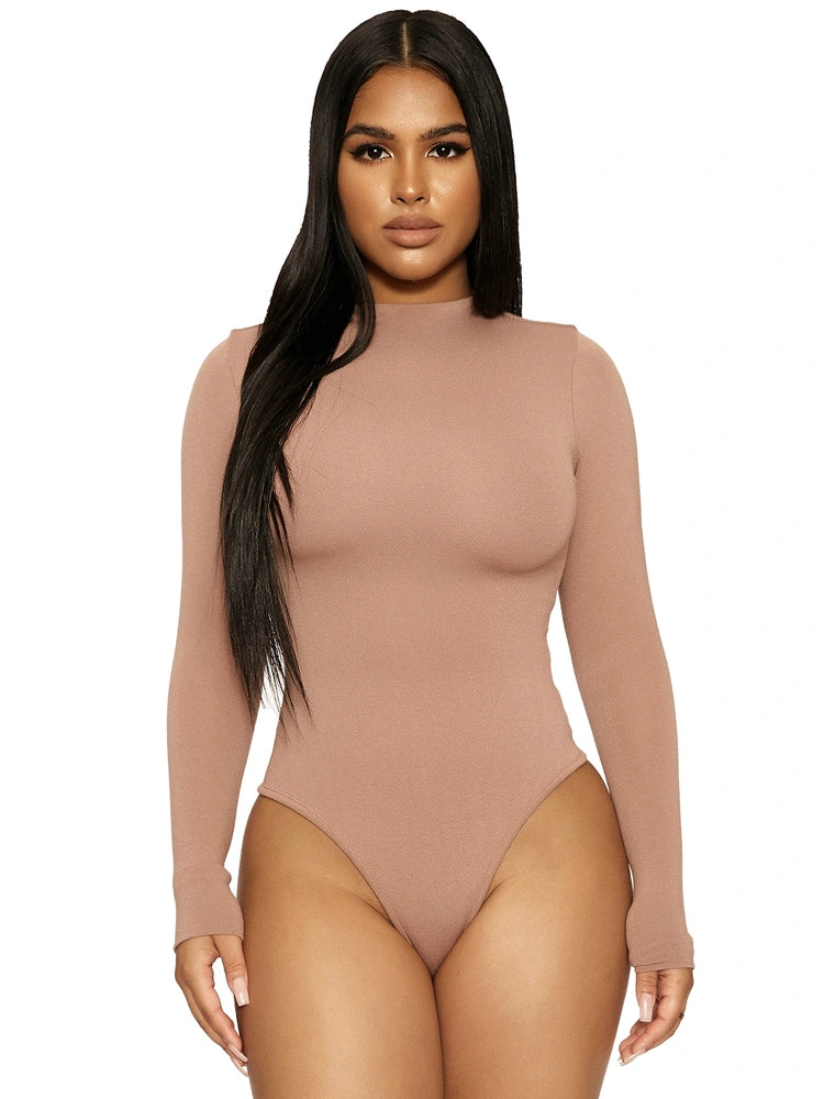COCO NW Sculpt Mock Neck Bodysuit