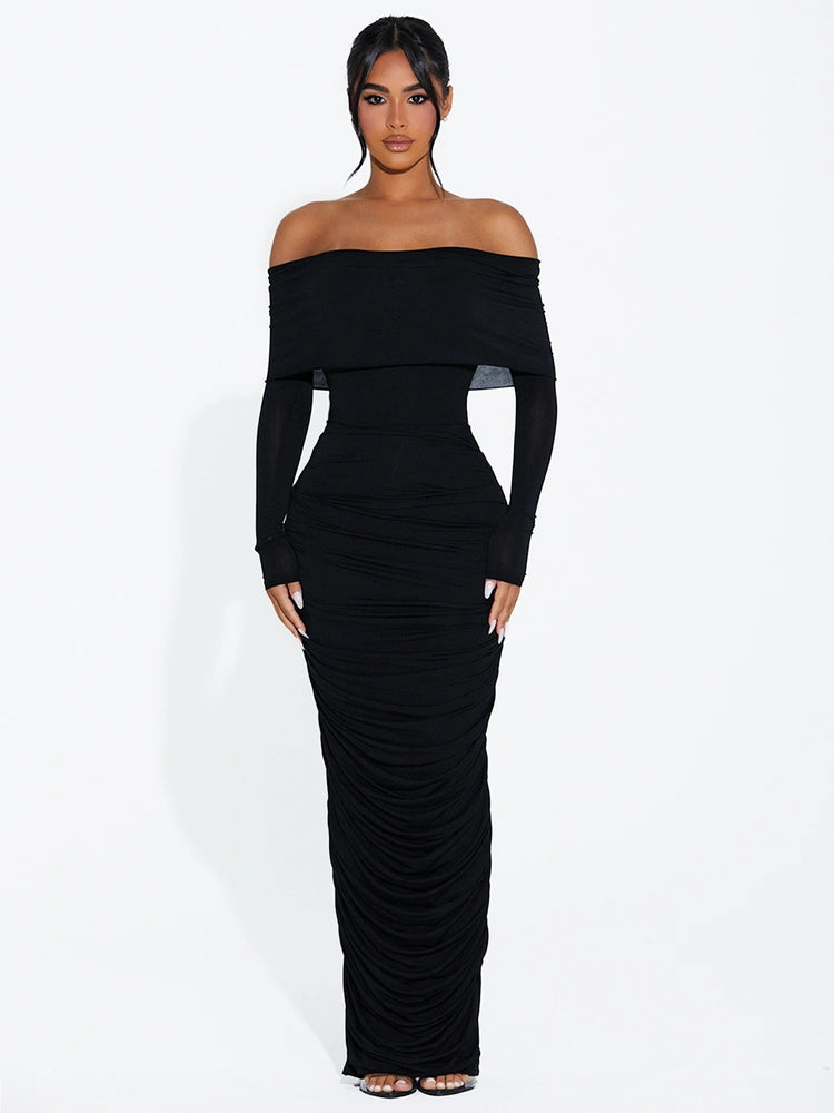 BLACK Stay Bae-Sic Maxi Skirt