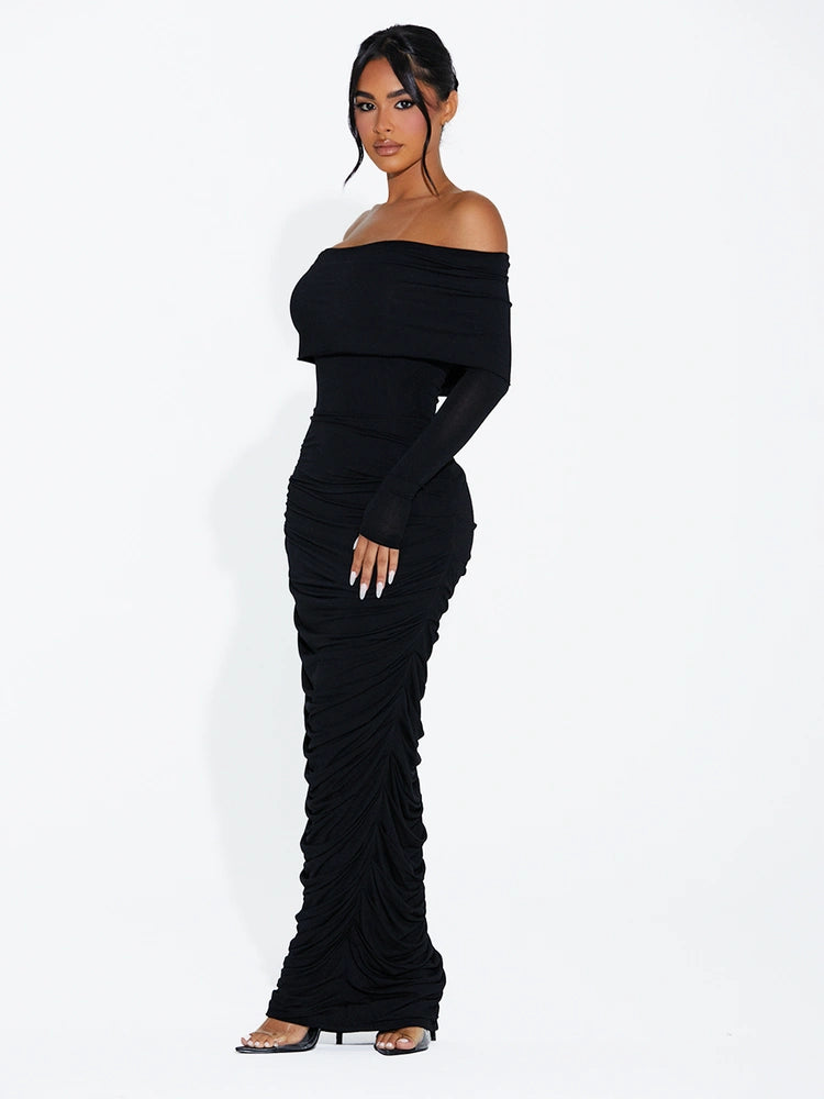 BLACK Stay Bae-Sic Maxi Skirt