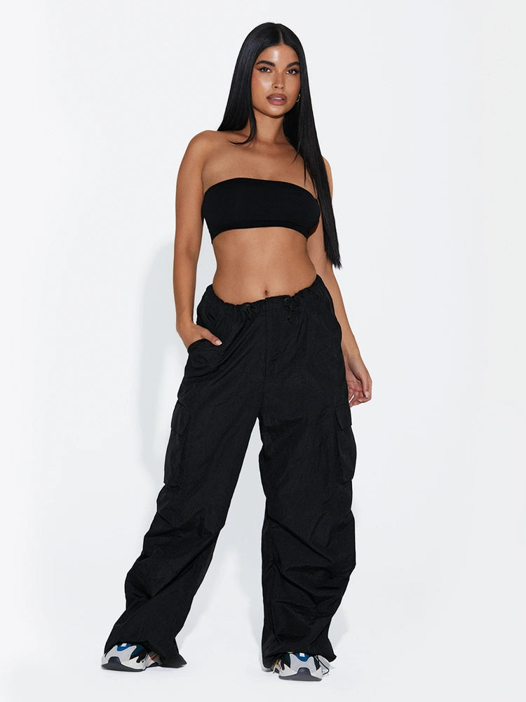 BLACK The Windbreaker Joggers