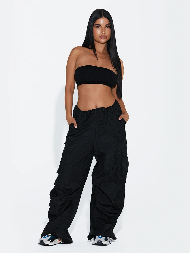 BLACK The Windbreaker Joggers