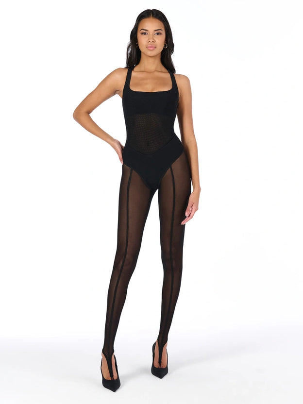 Mesh Toe Loop Legging