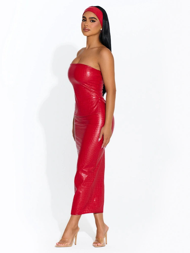 RED The Crocodile Midi Skirt