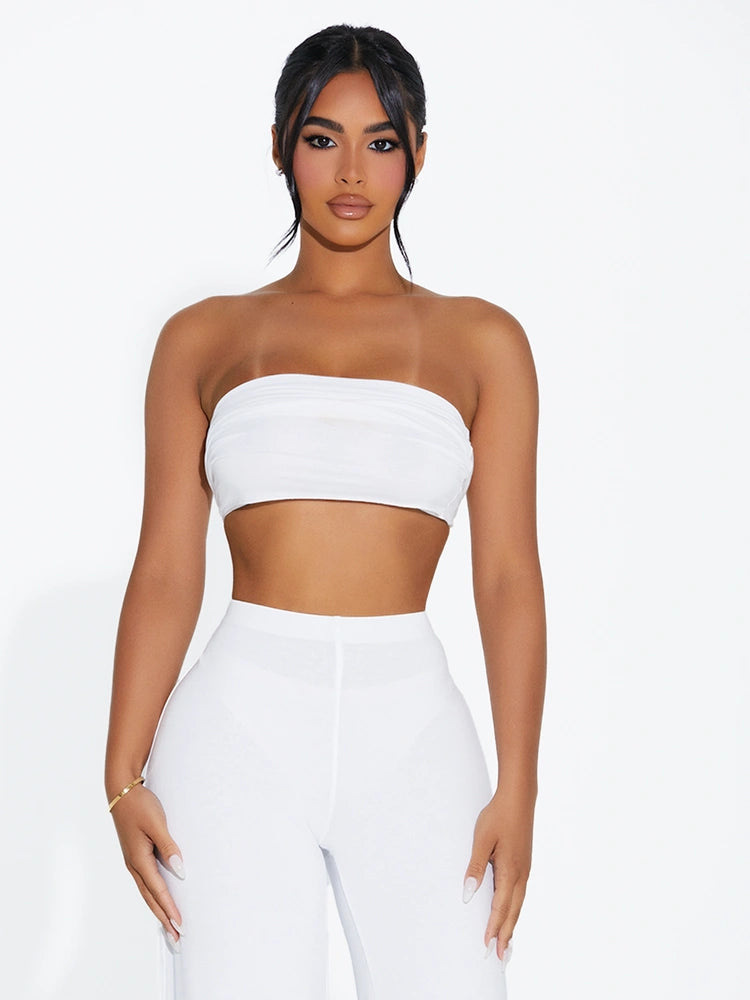 WHITE Itty Bitty Bandeau Top