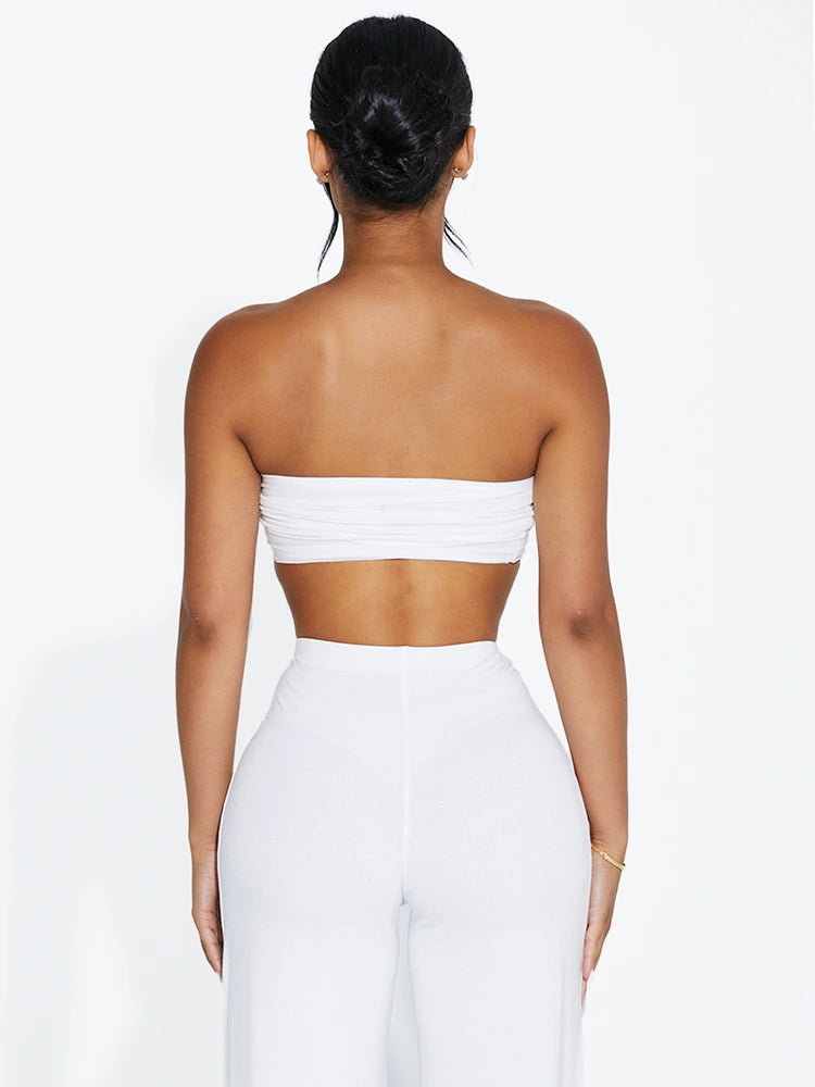 WHITE Itty Bitty Bandeau Top