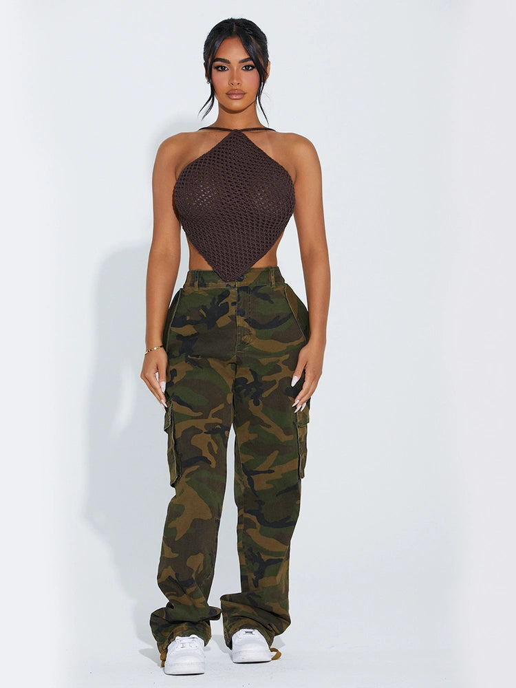 CHOCOLATE The Crochet Halter Top
