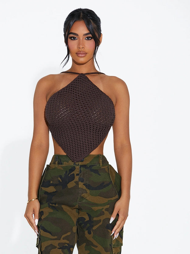 The Crochet Halter Top