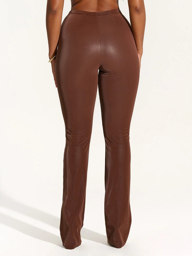 Liquid Suede Bootcut Pant