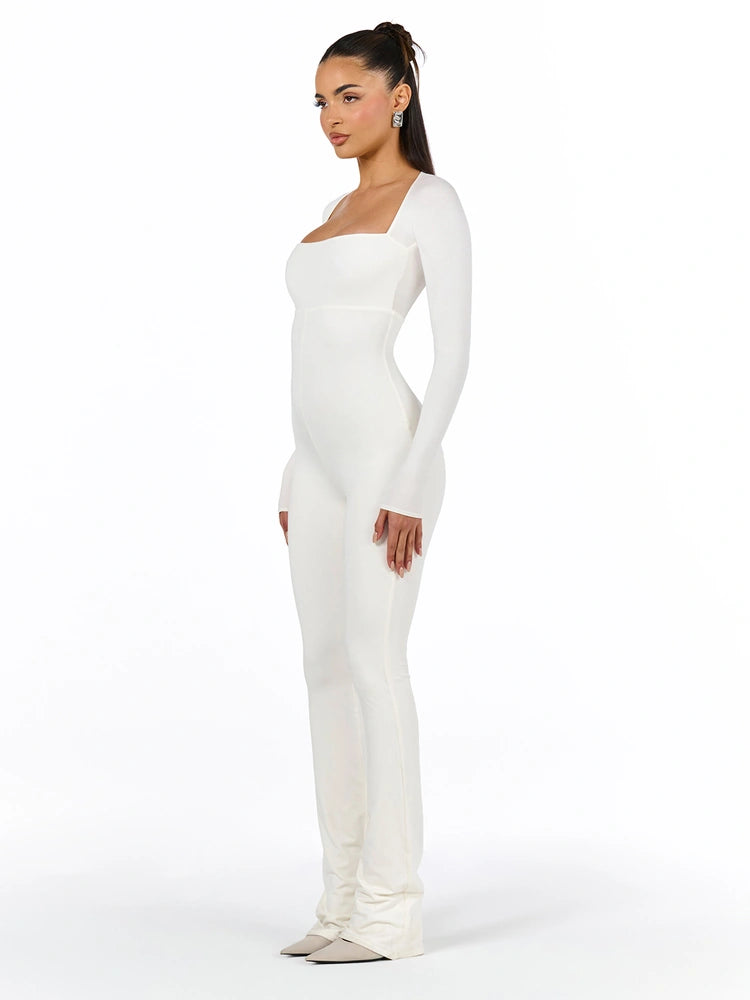 White Butter Bootcut Jumpsuit