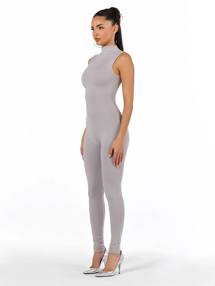 Light Grey Butter Sleeveless Jumpsuit
