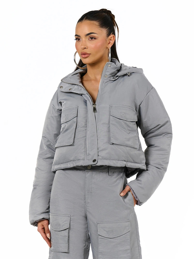 GREY Utility Puffer Jacket