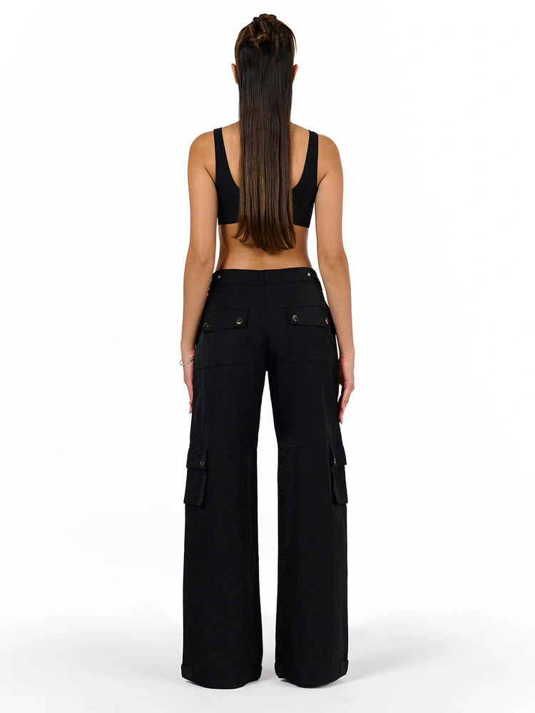 BLACK Utility Cargo Pant